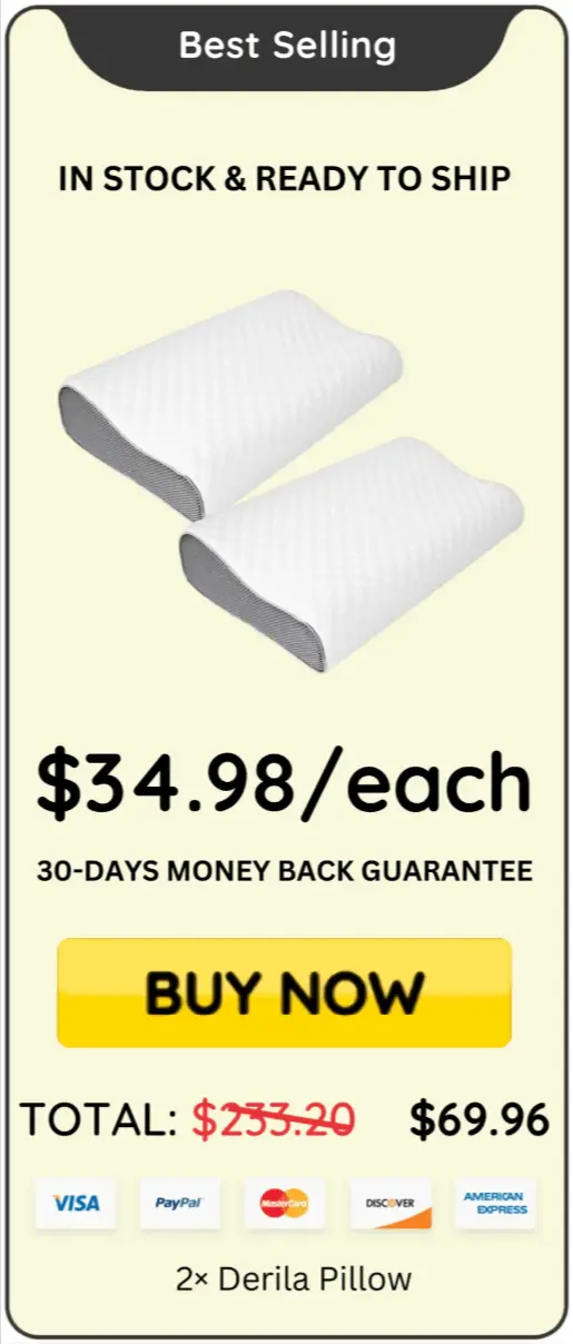 Derila Memory Foam Pillow 10